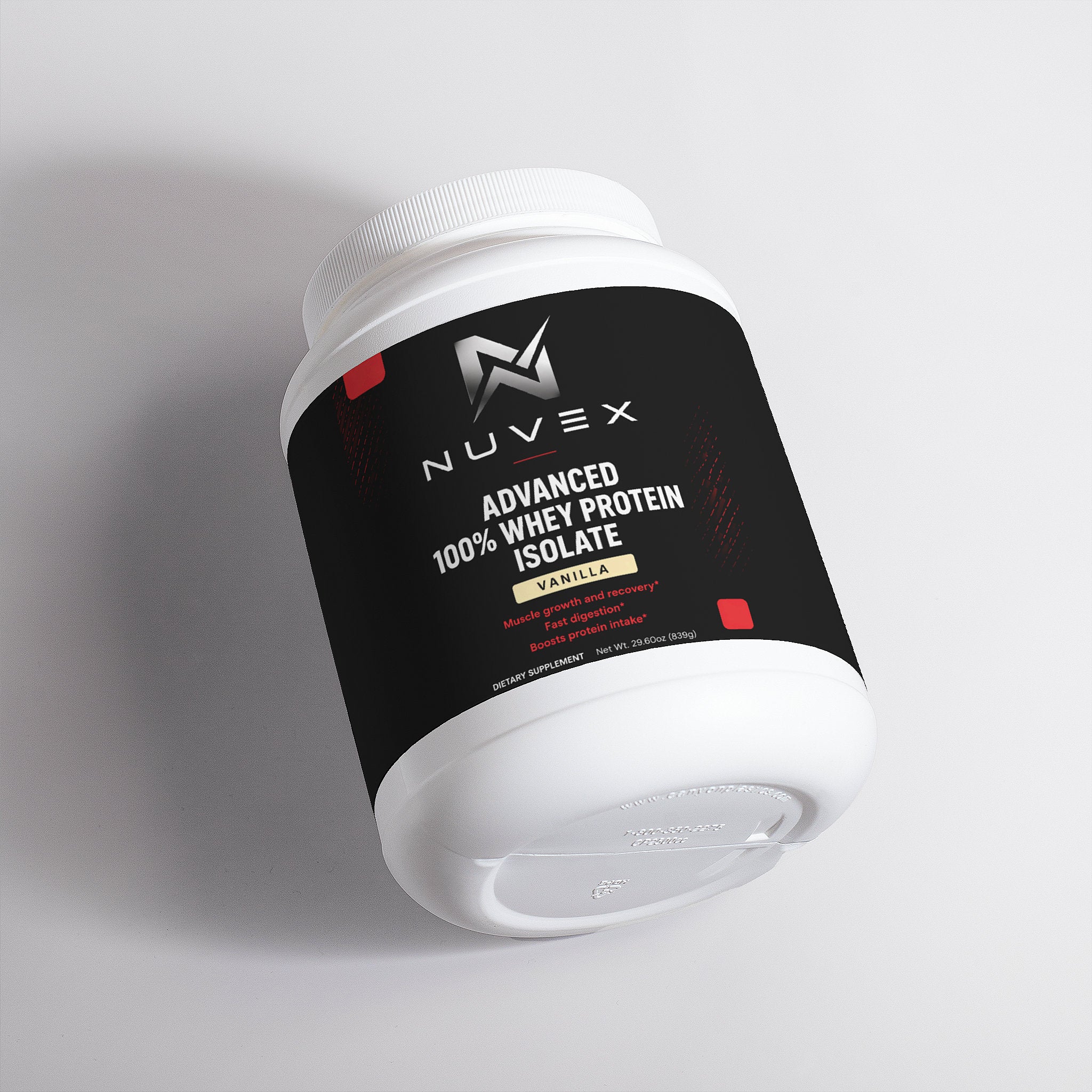 NUVEX 100% Whey Protein Isolate  (Vanilla)