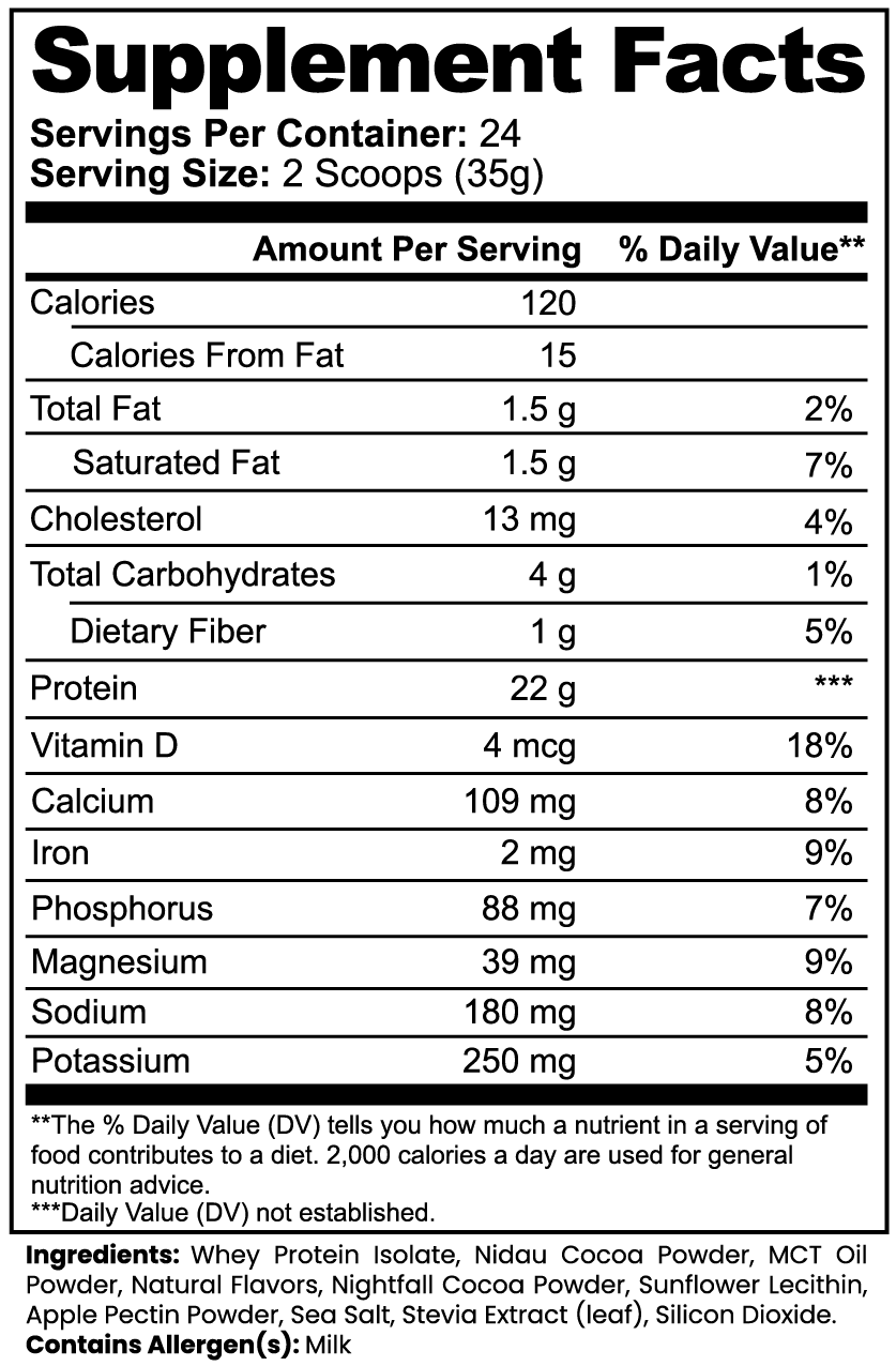 NUVEX 100% Whey Protein Isolate (Chocolate)