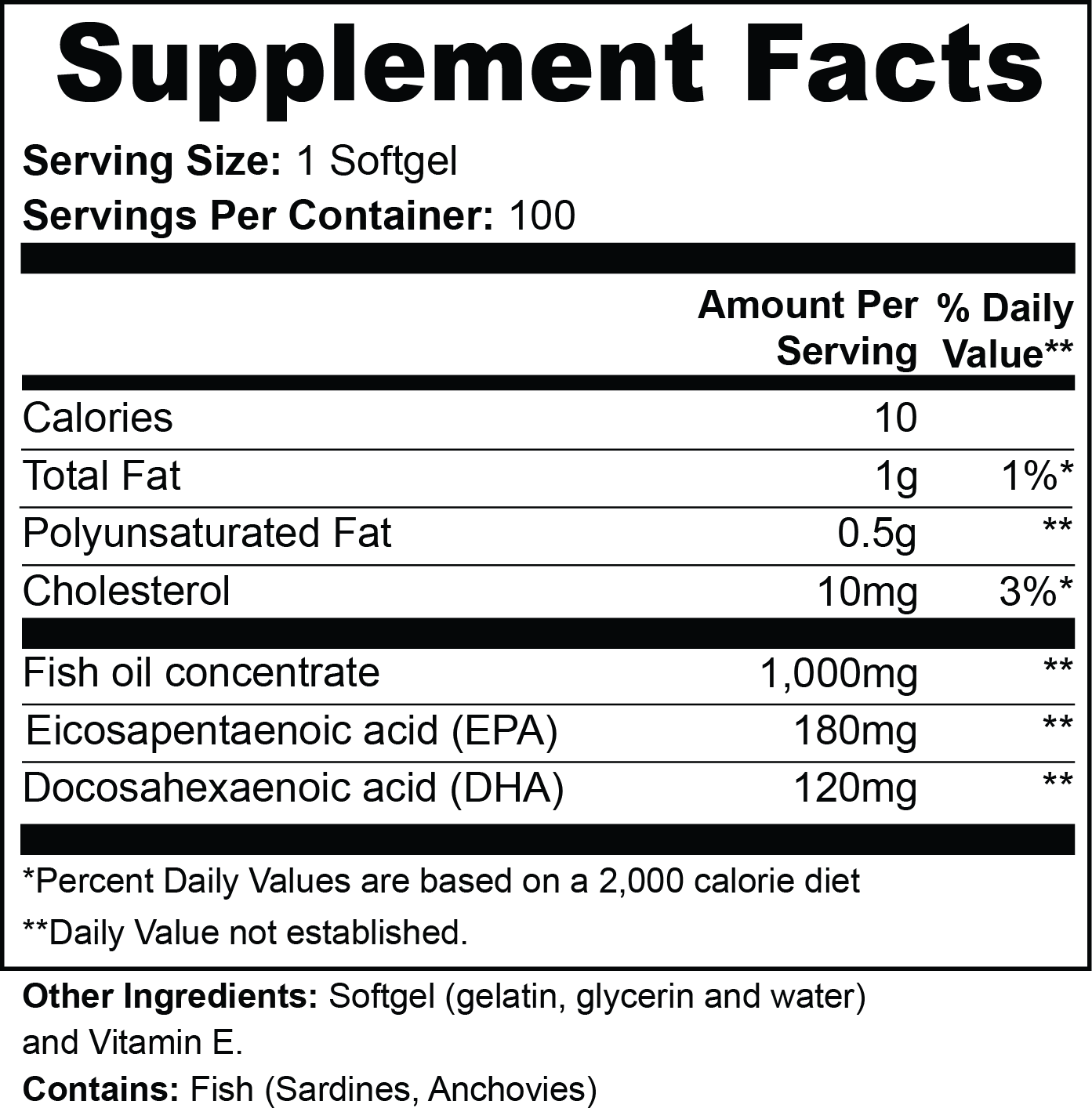 NUVEX OMEGA-3/Fish Oil